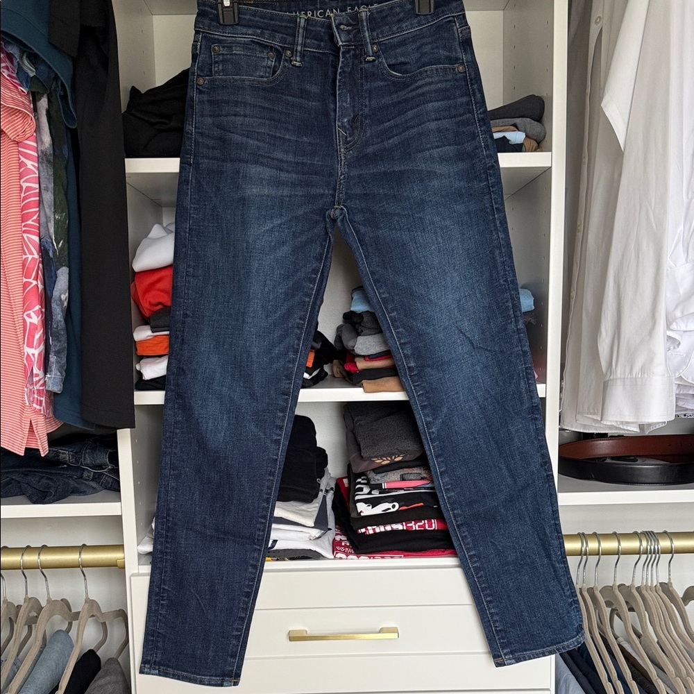 American Eagle Outfitters Dark Blue Skinny Jeans